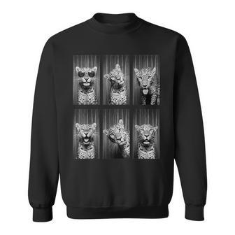 Jaguar Photobooth Wildlife Animal Portrait Sweatshirt - Thegiftio UK