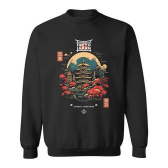 Japon Tokyo Pop Culture Japonaisintagetyleakura Fleur Sweater e - Cadeauxyz