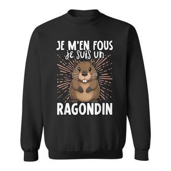 Je M'en Fous Jeuis Un Ragondin Doux Ragondin Sweater e - Cadeauxyz