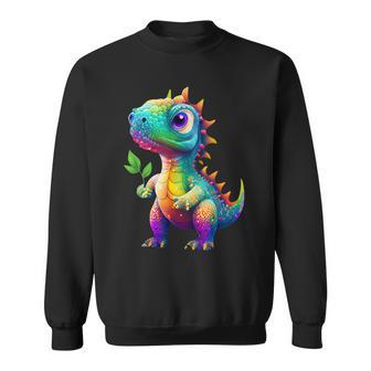 Joli Bébé Dinosaure Coloré Pour Enfants Et Adultes Sweater e - Cadeauxyz
