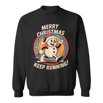 Joli Costume De Père Noël Pour Course À Pied Sweater e - Cadeauxyz