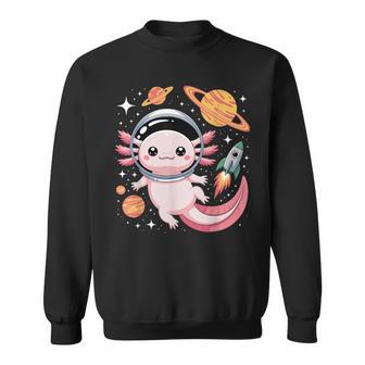 Kawaii Axolotl Astronauta Lindo Axolotls Planetas Espacio Camisa de entrenamiento - Regaloses