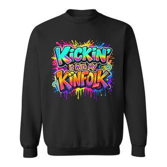 Kickin' It With My Kinfolk Family Reunion Sweatshirt | Seseable UK