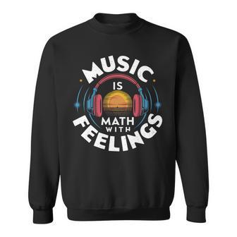 La Música Es Matemática Conentimientos Temática De Profesor De Arte Musical Manga Larga Camisa de entrenamiento - Regaloses