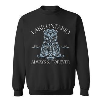 Lake Ontario Always And Forever Otter Sweatshirt | Seseable UK