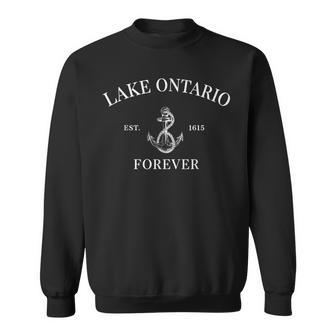 Lake Ontario Est 1615 Vintage Lake Ontario Sweatshirt | Seseable UK