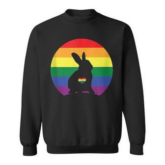 Lgbt Conejo Gay Pride Mes Apoyo Igualdad In Mangas Camisa de entrenamiento - Regaloses