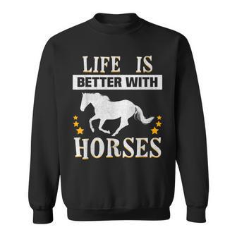 Lindaida Es Mejor Con Caballos Montar A Caballo Camisa de entrenamiento - Regaloses