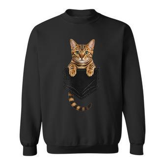 Lindo Diseño Gráfico De Gatito De Bolsillo Para Amantes De Los Gatos Camisa de entrenamiento - Regaloses