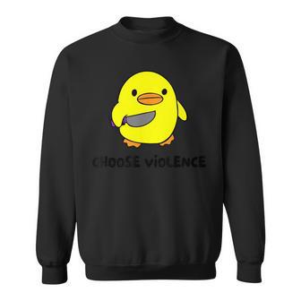 Lindo Pato Amarillo Con Cuchillo Ilustración Camisa de entrenamiento - Regaloses