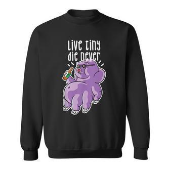 Live Tiny Die Never Cool Ciencia Divertida De Animales Tartígrados In Mangas Camisa de entrenamiento - Regaloses