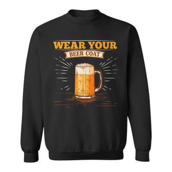 Lleva Tu Abrigo De Cerveza Con El Diseño Más Divertido In Mangas Camisa de entrenamiento - Regaloses