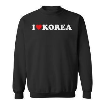 I Love Korea Corazón Camisa de entrenamiento - Regaloses