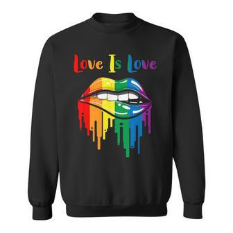 Love Is Love Is Love Lgbtq Csd Amore Felpa - Novitaregali