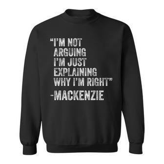 Mackenzie Cita Divertido Cumpleaños Personalizado Nombre Idea Ingeniero Camisa de entrenamiento - Regaloses
