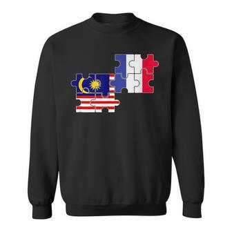 Malaisie France Drapeau Malaisien Sweater e - Cadeauxyz