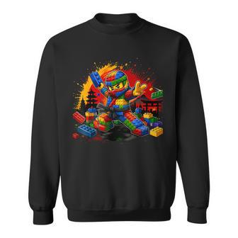 Master Builder Ninja Building Blocks Brick Builders Toys Kid Sweatshirt | Seseable UK