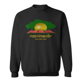 Matrimandir D'auroville Inde Édificepirituel Et Banian Sweater e - Cadeauxyz