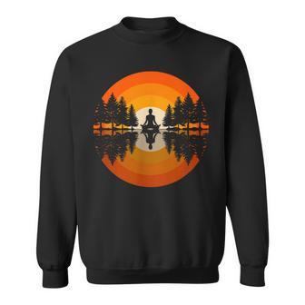 Meditación Yoga Bosque Atardecer Zen Namaste Meditación Camisa de entrenamiento - Regaloses
