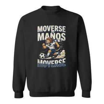 Moverse Maños León Zaragoza Fútbol Fan Blanquiazul In Mangas Camisa de entrenamiento - Regaloses