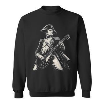 Napoléon Jouant De La Guitare Électrique À Bascule Humour Sweater e - Cadeauxyz