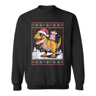 Navidad Quokka T-Rex Dinosaurio Tyrannosaurus Rex Quokkas Camisa de entrenamiento - Regaloses