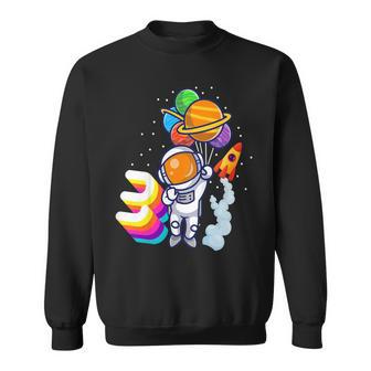 Niños 3Er Cumpleaños Niño Astronauta 3 Añosiajes Al Espacio Camisa de entrenamiento - Regaloses