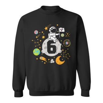 Niños 6 Años Cumpleaños Niño Astronauta Espacio 6Th B-Day Camisa de entrenamiento - Regaloses