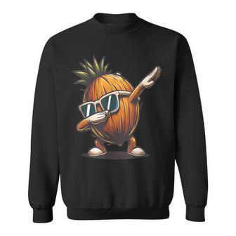 Noix De Coco Dabbing Noix De Coco Avec Lunettes Deoleil Sweater e - Cadeauxyz