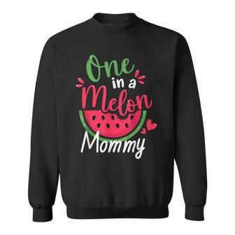One In A Melon Mommy 1St Birthday Summer Family Matching Sweatshirt | Seseable UK