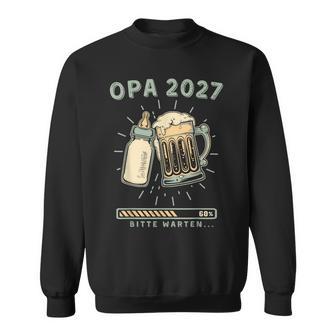 Opa 2027 Babyflasche Krug Du Wirst Opaerkünden Sweatshirt - Geschenkecke