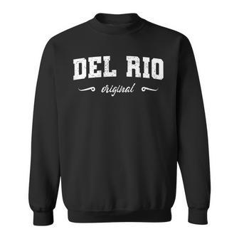 Original Del Rio Texas Retro Hometown Nombre Del Rio Original Camisa de entrenamiento - Regaloses