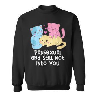 Pansexual Andtill Not Into You Pan Lgbtq Orgullo No Binario Camisa de entrenamiento - Regaloses