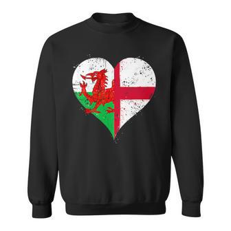 Petit Drapeau Angleterre Pays De Galles Fans Gallois Anglais Sweater e - Cadeauxyz