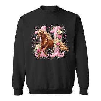 Pferd 11 Geburtstag 11 Jahre Alt Sweatshirt - Geschenkecke