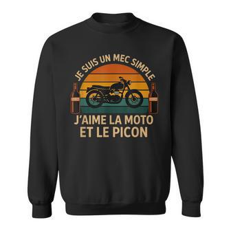 Picon Moto Apéro Idée Cadeau Pour Motard Homme Sweater e - Cadeauxyz