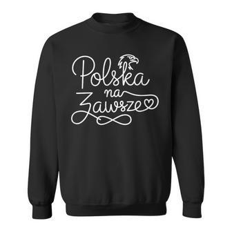 Polonia Es Paraiempre Arte De Línea De Corazón Patriótico Polaco Camisa de entrenamiento - Regaloses