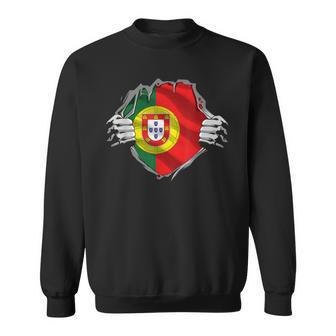 Portugal Roots Flag Patriotic Heritage Portuguese Patriot Camisa de entrenamiento - Regaloses