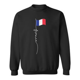 Poste De Bandera De Francia Elegante Bandera Patriótica Francesa Camisa de entrenamiento - Regaloses