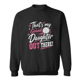 Proud Volleyball Grandma Granddaughter Game Day Volleyball T Shirt Name Sweatshirt | Seseable UK