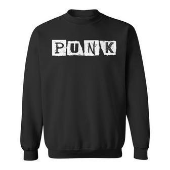 Punk Rock Musique Alternative Rétro Typographieieillie Sweater e - Cadeauxyz