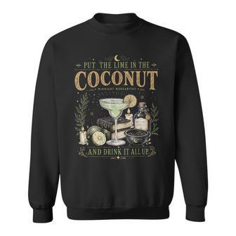 Put The Lime In The Coconut Drink It All Up Halloween Drink Sweatshirt | Seseable UK