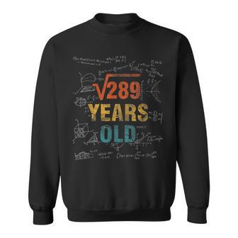 Raíz Cuadrada De 289 17Th Birthday 17 Años Amante De Matemáticas Camisa de entrenamiento - Regaloses