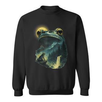 Rana Aullando A La Luna Las Ranas Aullan En El Meme De La Parodia De La Luna Camisa de entrenamiento - Regaloses