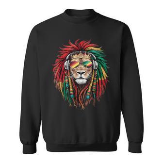 Rasta Reggae León De Judá Rastafari Raíces Orgullo Jamaicano Camisa de entrenamiento - Regaloses