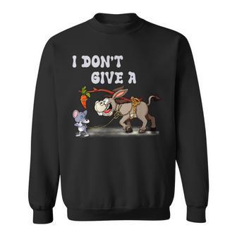 Ratón Caminando Un Burro No Dar Ratas Como Ratón Dibujos Animados Camisa de entrenamiento - Regaloses