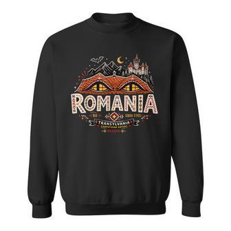 Regalo De Recuerdo Deiaje De Rumania Dibujado A Mano Camisa de entrenamiento - Regaloses