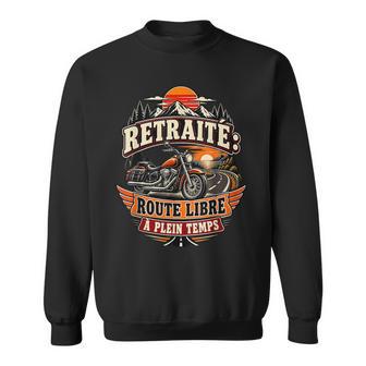 Retraité Motard Moto Motorcycle Homme Humour Retraite Sweater e - Cadeauxyz