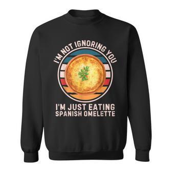 Retro No Te Ignoroolo Estoy Comiendo Tortilla Española Camisa de entrenamiento - Regaloses