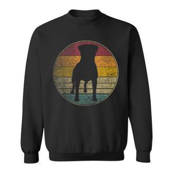 Rottweiler -Ilueta De Estilo Retro Camisa de entrenamiento - Regaloses